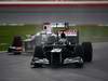 GP MALESIA, 25.03.2012- Gara, Bruno Senna (BRA) Williams F1 Team FW34 e Kamui Kobayashi (JAP) Sauber F1 Team C31 