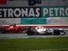 GP MALESIA, 25.03.2012- Gara, Fernando Alonso (ESP) Ferrari F2012 e Sergio Pérez (MEX) Sauber F1 Team C31 