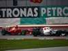 GP MALESIA, 25.03.2012- Gara, Fernando Alonso (ESP) Ferrari F2012 e Sergio Pérez (MEX) Sauber F1 Team C31 