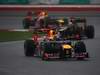GP MALESIA, 25.03.2012- Gara, Sebastian Vettel (GER) Red Bull Racing RB8 davanti a Kimi Raikkonen (FIN) Lotus F1 Team E20 