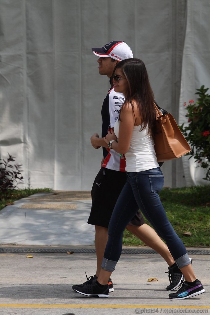 GP MALESIA, 22.03.2012- Pastor Maldonado (VEN) Williams F1 Team FW34 e Domenica