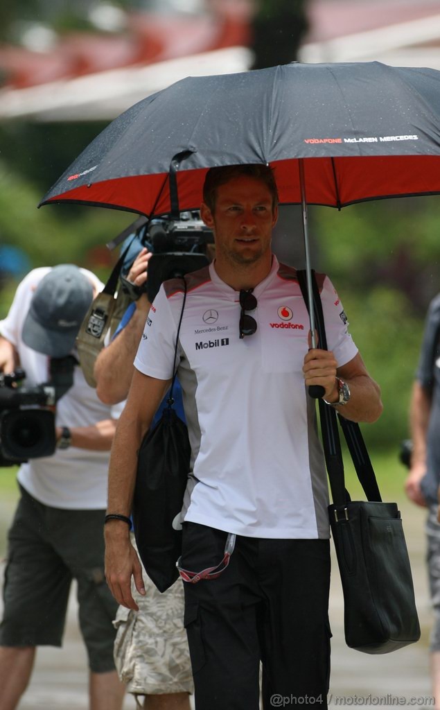 GP MALESIA, 22.03.2012- Jenson Button (GBR) McLaren Mercedes MP4-27 