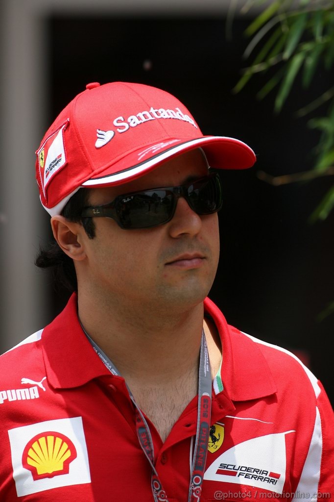 GP MALESIA, 22.03.2012- Felipe Massa (BRA) Ferrari F2012 