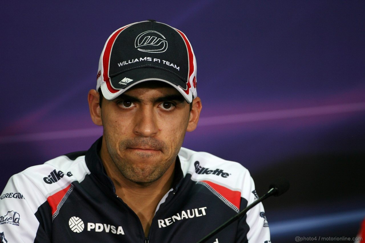 GP MALESIA, 22.03.2012- Conferenza Stampa, Pastor Maldonado (VEN) Williams F1 Team FW34 
