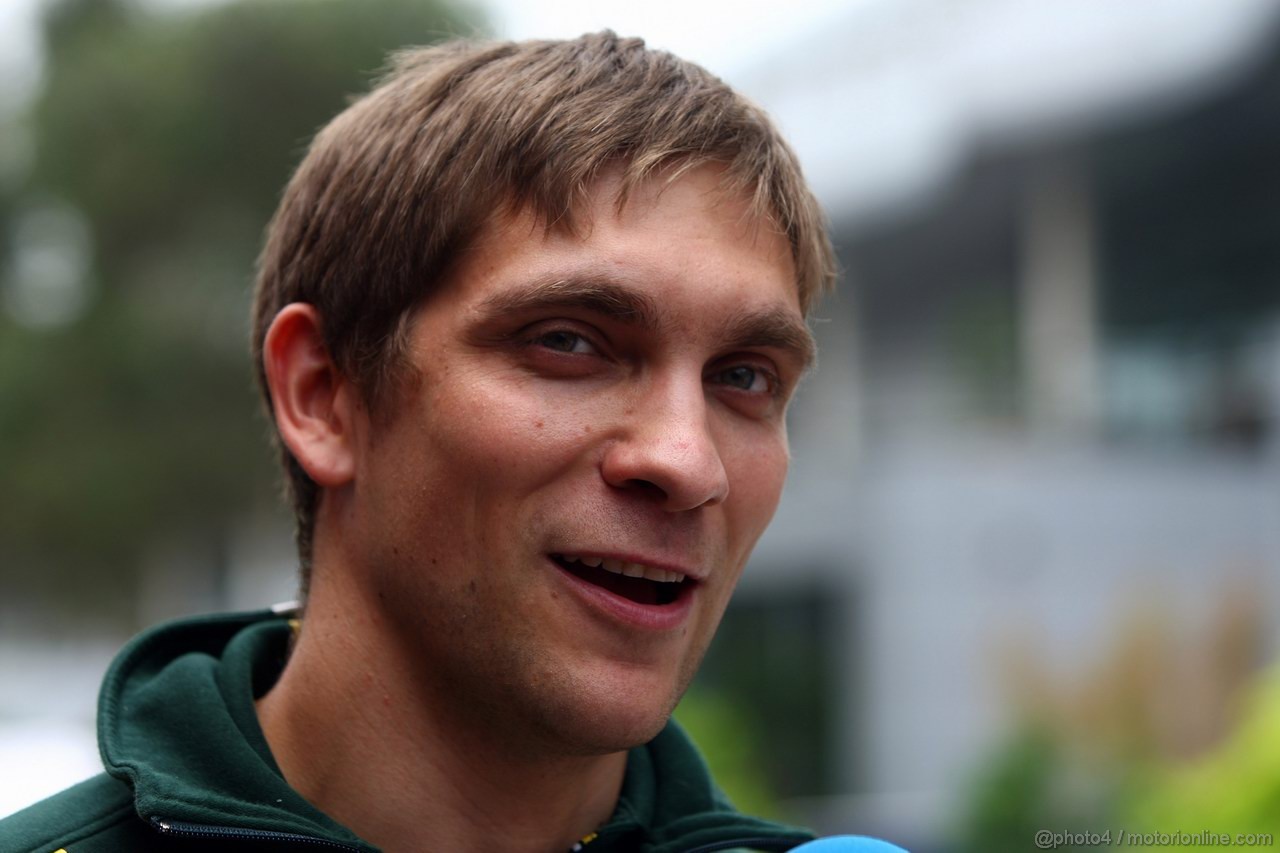 GP MALESIA, 22.03.2012- Vitaly Petrov (RUS) Caterham F1 Team CT01 