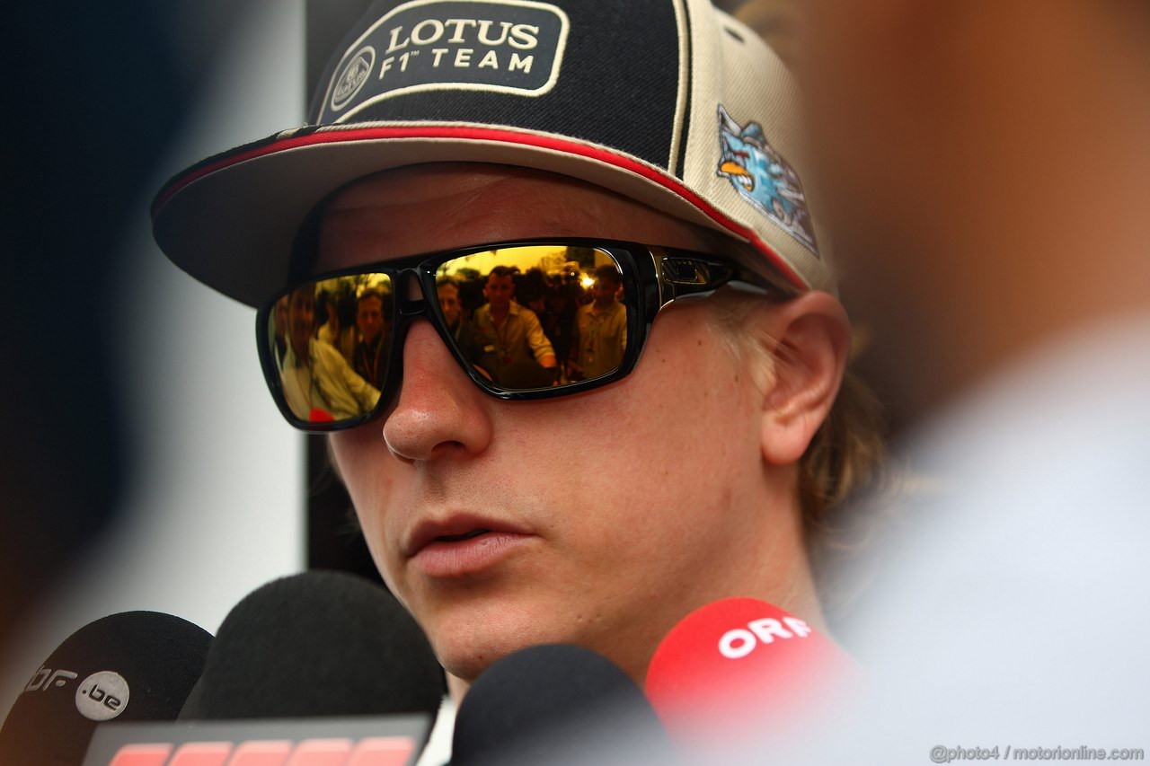 GP MALESIA, 22.03.2012- Kimi Raikkonen (FIN) Lotus F1 Team E20 