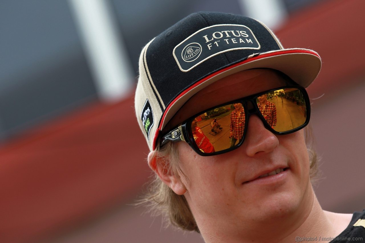 GP MALESIA, 22.03.2012- Kimi Raikkonen (FIN) Lotus F1 Team E20 