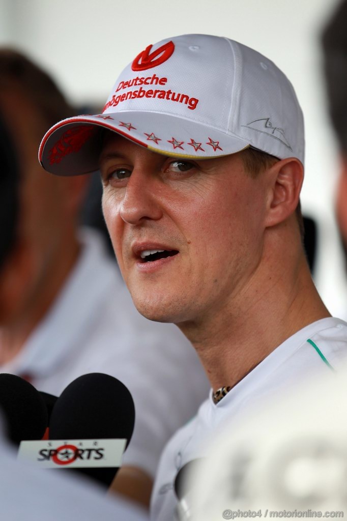 GP MALESIA, 22.03.2012- Michael Schumacher (GER) Mercedes AMG F1 W03 