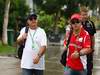 GP MALESIA, 22.03.2012- Felipe Massa (BRA) Ferrari F2012 e his father Luis Antonio Massa (BRA)