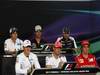 GP MALESIA, 22.03.2012- Conferenza Stampa, Sergio Pérez (MEX) Sauber F1 Team C31, Jean-Eric Vergne (FRA) Scuderia Toro Rosso STR7, Pastor Maldonado (VEN) Williams F1 Team FW34, Michael Schumacher (GER) Mercedes AMG F1 W03, Jenson Button (GBR) McLaren Mercedes MP4-27 nd Fernando Alonso (ESP) Ferrari F2012 