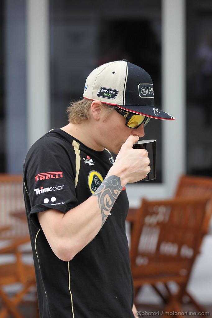 GP MALESIA, 24.03.2012- Kimi Raikkonen (FIN) Lotus F1 Team E20 