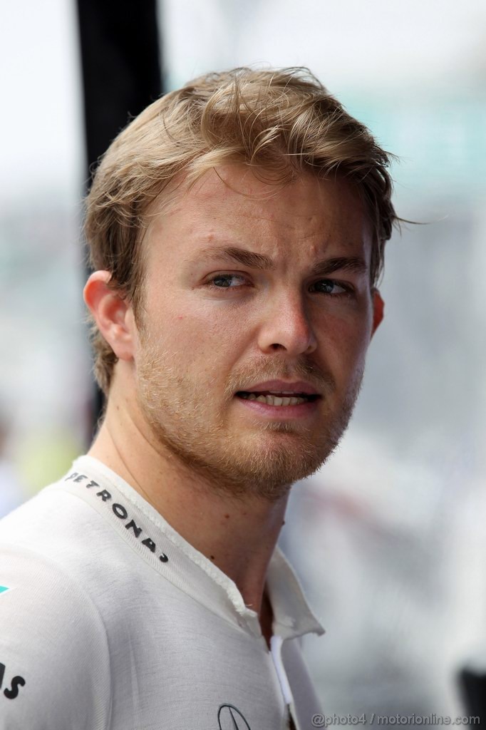 GP MALESIA, 24.03.2012- Prove Libere 3, Sabato, Nico Rosberg (GER) Mercedes AMG F1 W03 