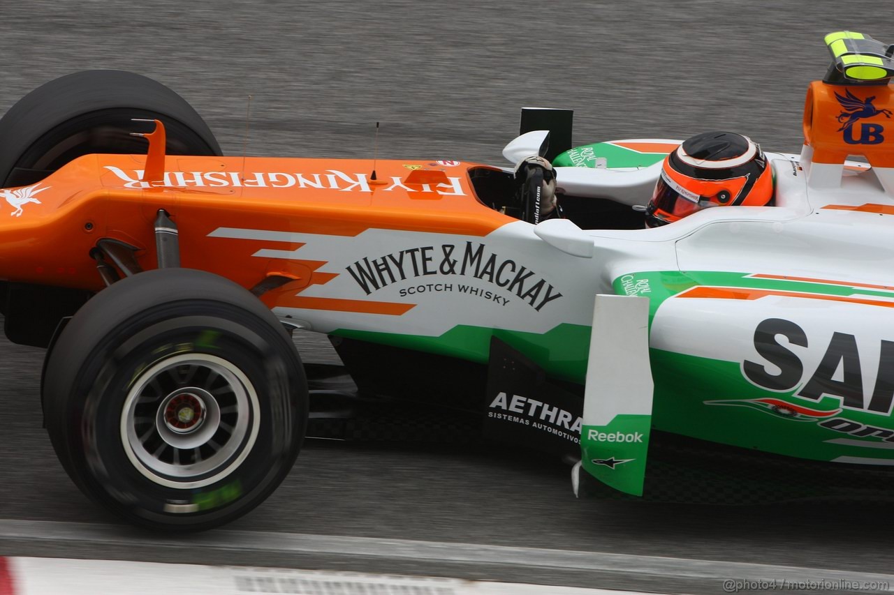 GP MALESIA, 24.03.2012- Prove Libere 3, Sabato, Nico Hulkenberg (GER) Sahara Force India F1 Team VJM05 