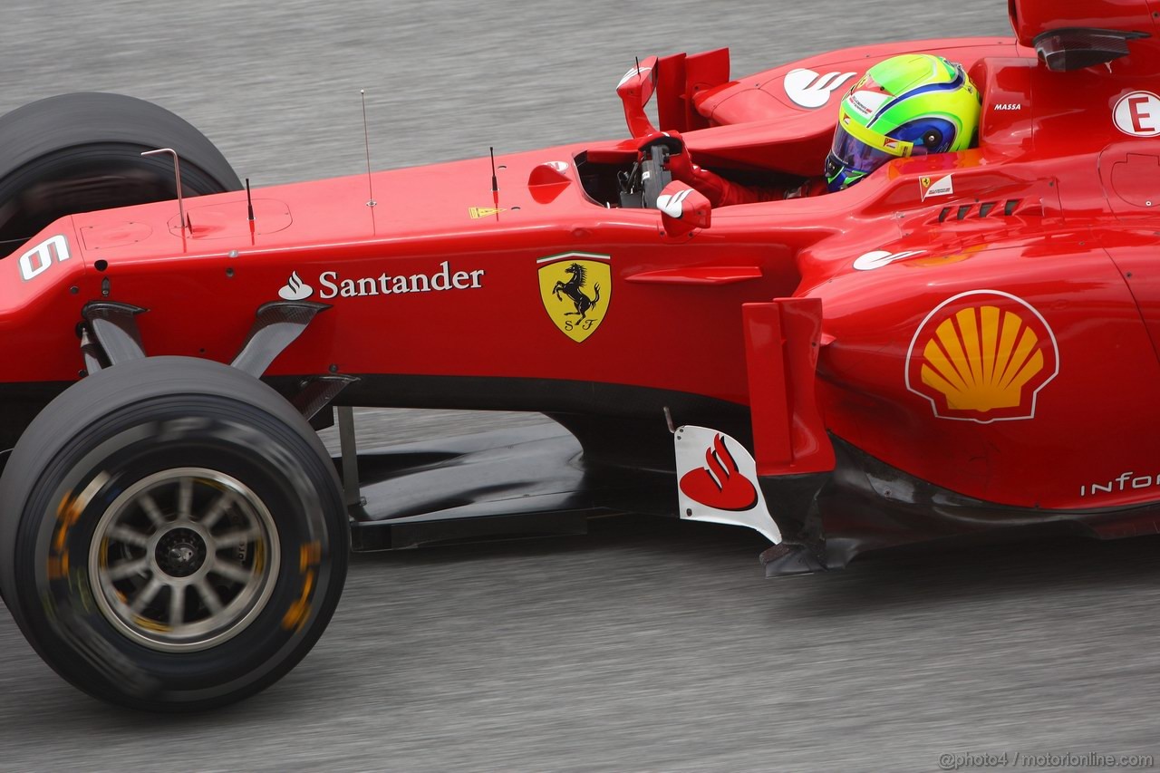 GP MALESIA, 24.03.2012- Prove Libere 3, Sabato, Felipe Massa (BRA) Ferrari F2012 