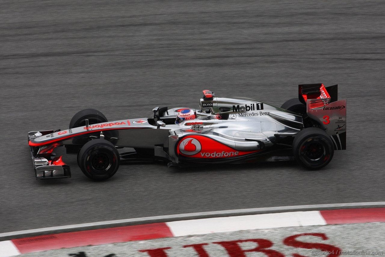 GP MALESIA, 24.03.2012- Prove Libere 3, Sabato, Jenson Button (GBR) McLaren Mercedes MP4-27 