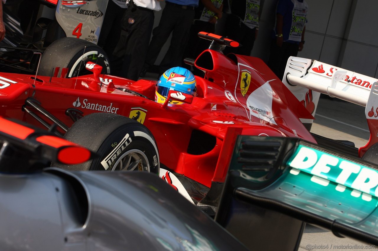 GP MALESIA, 24.03.2012- Qualifiche, Fernando Alonso (ESP) Ferrari F2012 