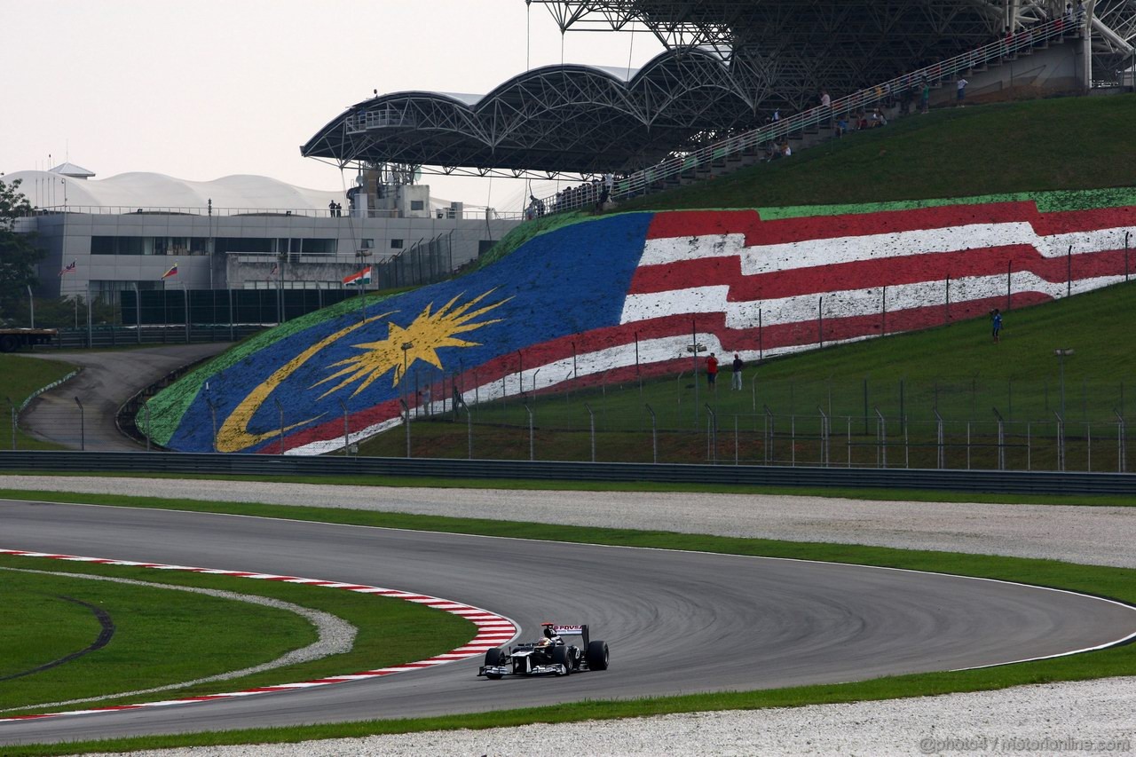 GP MALESIA, 24.03.2012- Qualifiche, Pastor Maldonado (VEN) Williams F1 Team FW34 