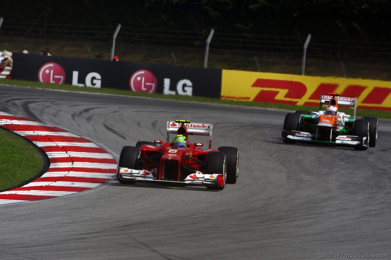 GP MALESIA, 24.03.2012- Qualifiche, Felipe Massa (BRA) Ferrari F2012 