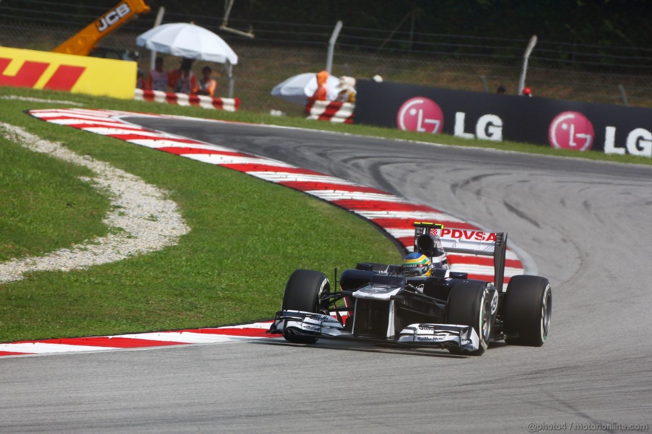 GP MALESIA, 24.03.2012- Qualifiche, Bruno Senna (BRA) Williams F1 Team FW34 