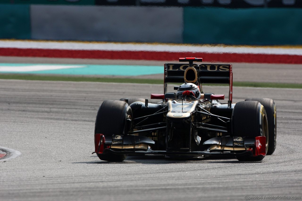 GP MALESIA, 24.03.2012- Qualifiche, Kimi Raikkonen (FIN) Lotus F1 Team E20 