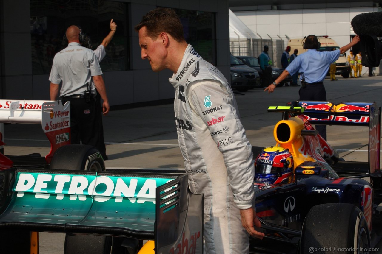 GP MALESIA, 24.03.2012- Qualifiche, Michael Schumacher (GER) Mercedes AMG F1 W03 