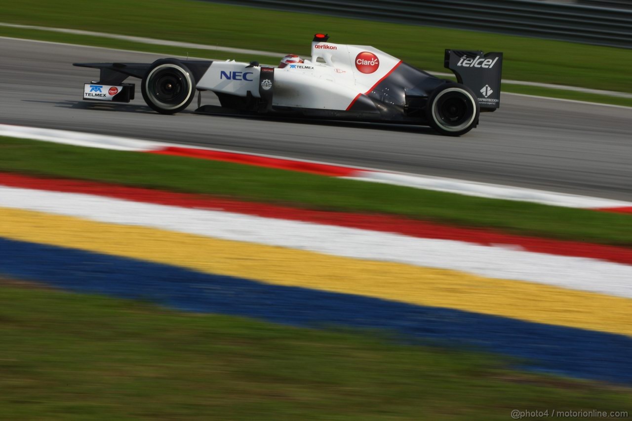 GP MALESIA, 24.03.2012- Qualifiche, Kamui Kobayashi (JAP) Sauber F1 Team C31 