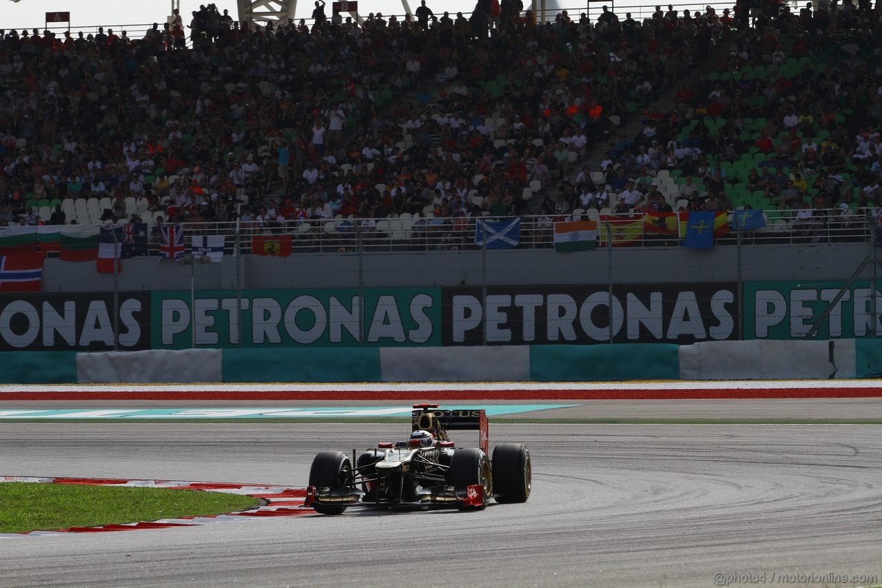 GP MALESIA, 24.03.2012- Qualifiche, Kimi Raikkonen (FIN) Lotus F1 Team E20 