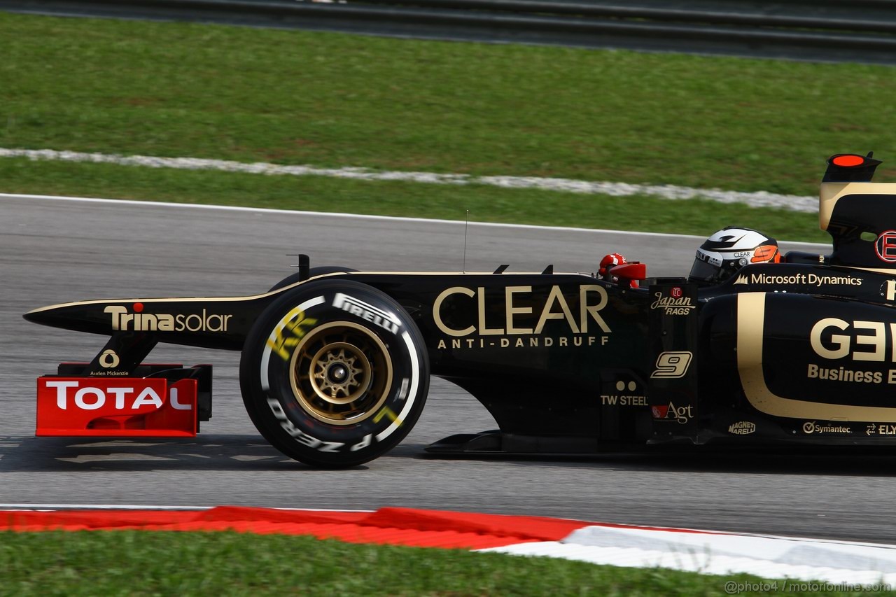 GP MALESIA, 24.03.2012- Qualifiche, Kimi Raikkonen (FIN) Lotus F1 Team E20 