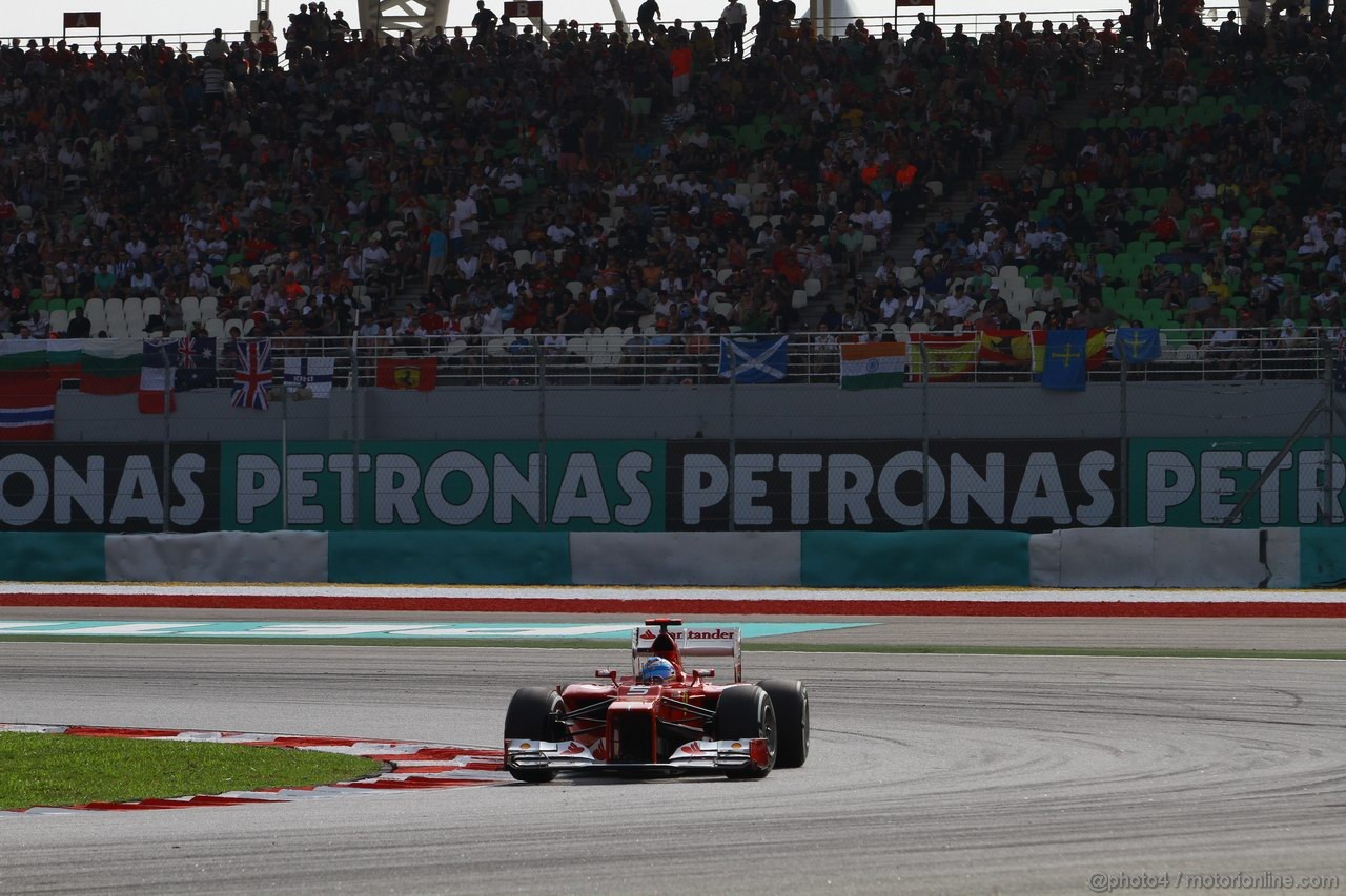 GP MALESIA, 24.03.2012- Qualifiche, Fernando Alonso (ESP) Ferrari F2012 