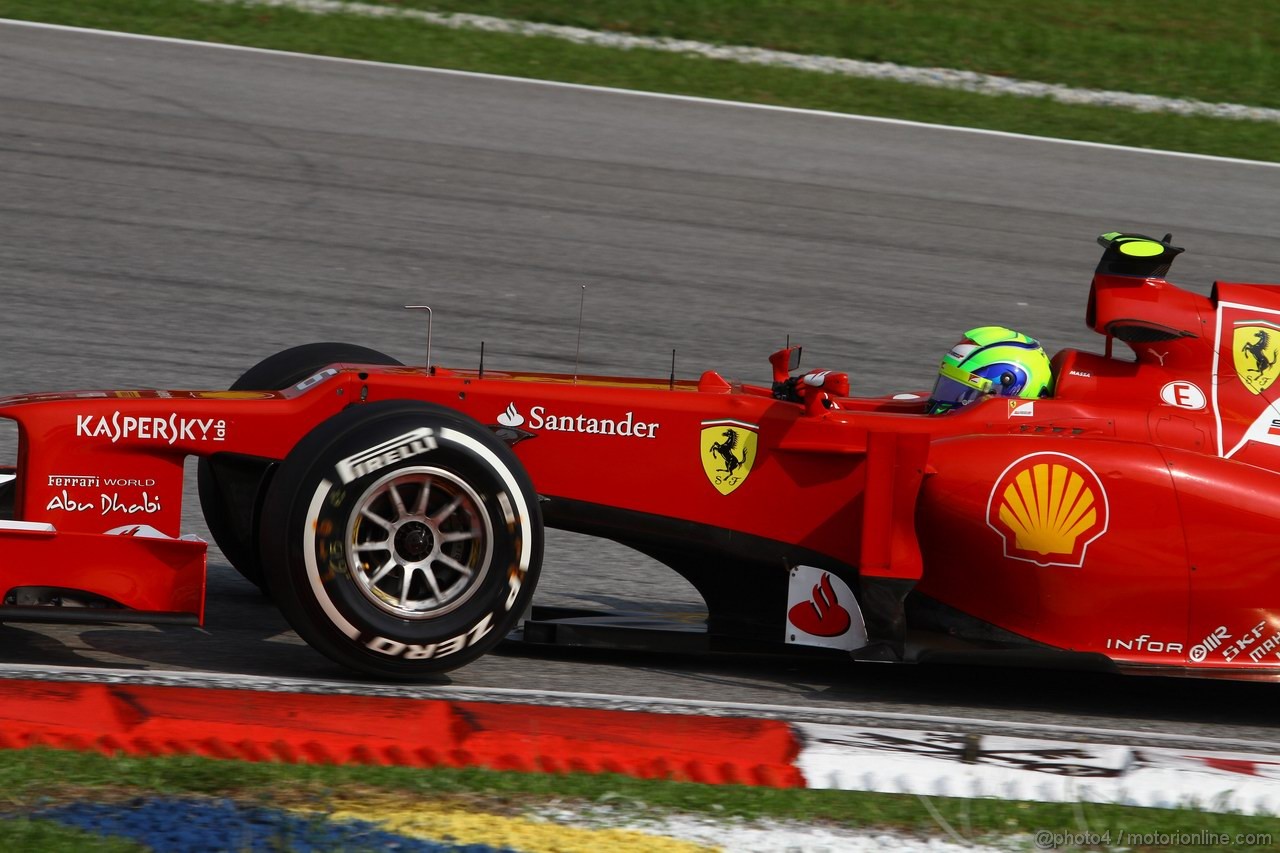 GP MALESIA, 24.03.2012- Qualifiche, Felipe Massa (BRA) Ferrari F2012 