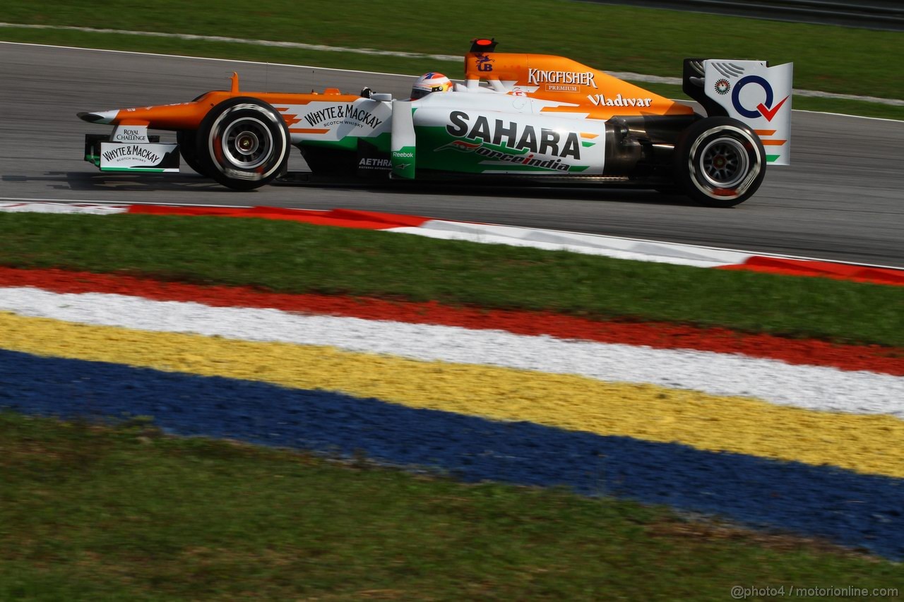 GP MALESIA, 24.03.2012- Qualifiche, Paul di Resta (GBR) Sahara Force India F1 Team VJM05 