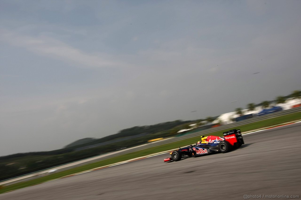 GP MALESIA, 24.03.2012- Qualifiche, Mark Webber (AUS) Red Bull Racing RB8 