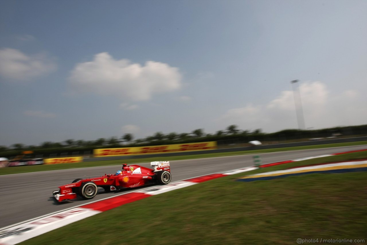 GP MALESIA, 24.03.2012- Qualifiche, Fernando Alonso (ESP) Ferrari F2012 