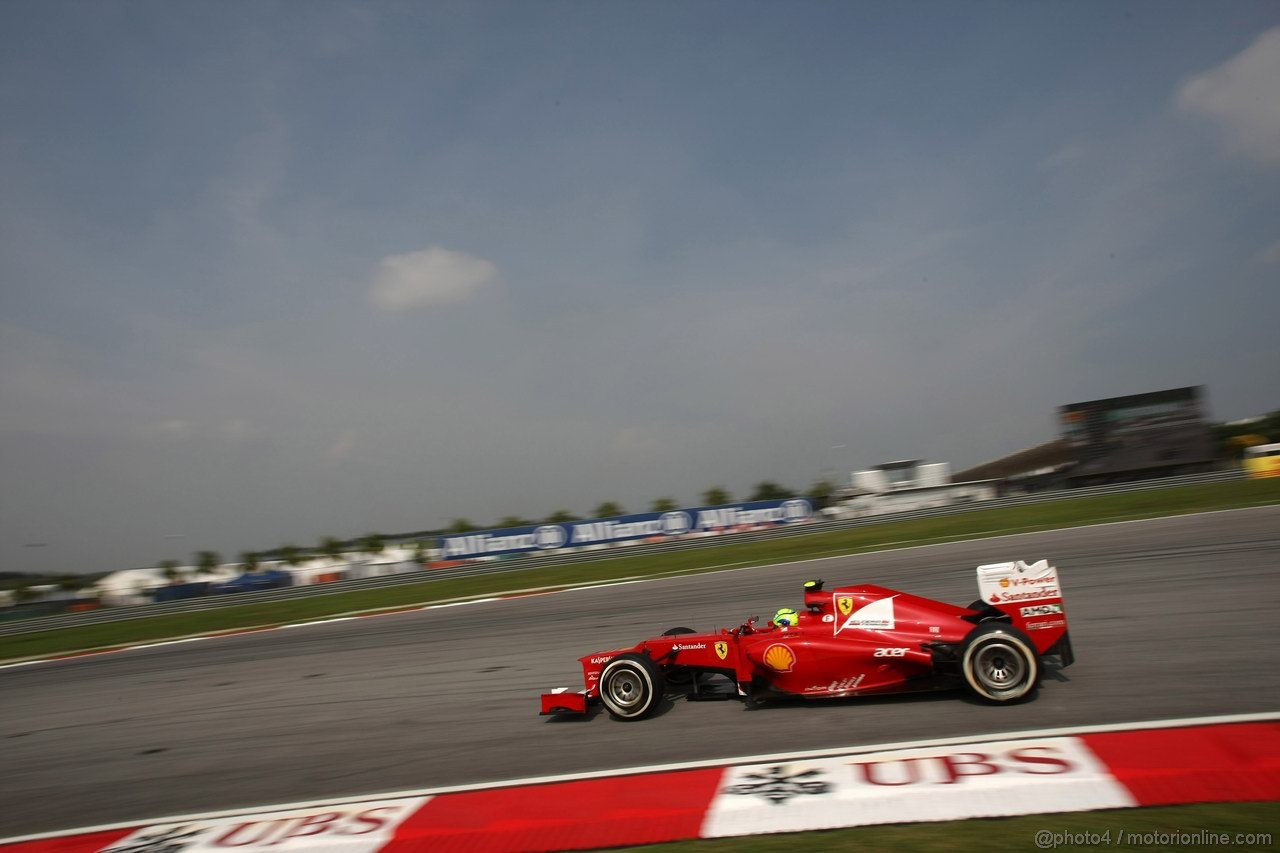 GP MALESIA, 24.03.2012- Qualifiche, Felipe Massa (BRA) Ferrari F2012 