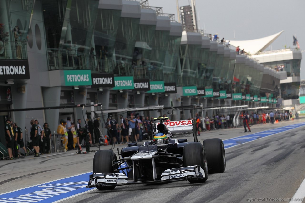 GP MALESIA, 24.03.2012- Qualifiche, Bruno Senna (BRA) Williams F1 Team FW34 