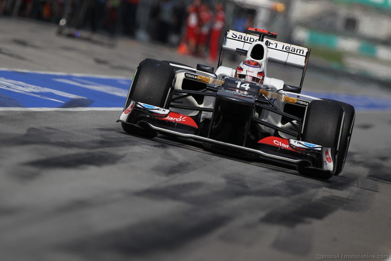 GP MALESIA, 24.03.2012- Qualifiche, Kamui Kobayashi (JAP) Sauber F1 Team C31 