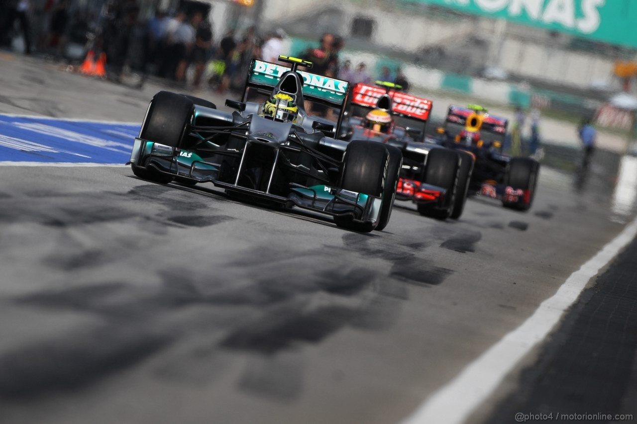 GP MALESIA, 24.03.2012- Qualifiche, Nico Rosberg (GER) Mercedes AMG F1 W03 