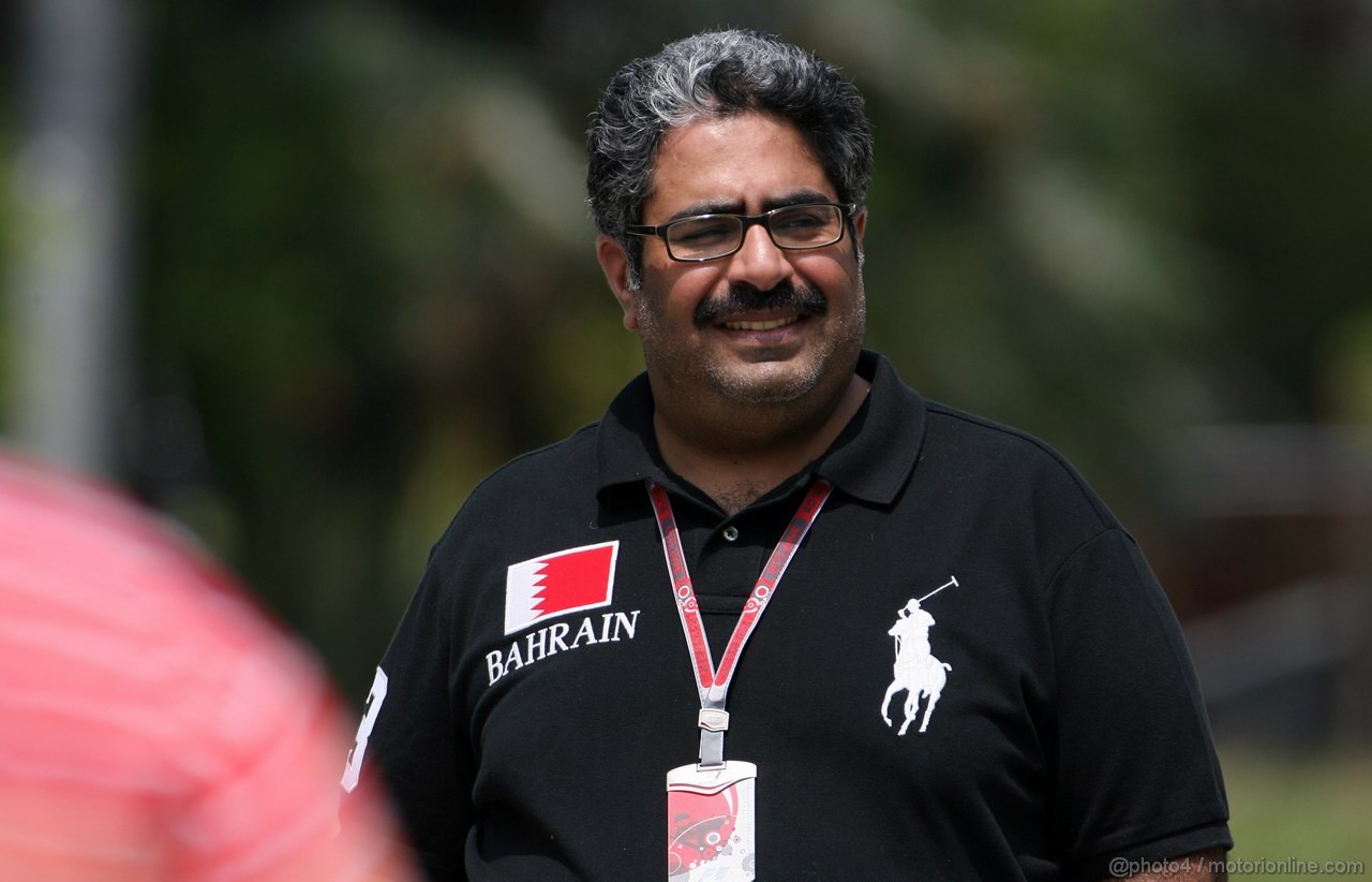 GP MALESIA, 24.03.2012- Bahrain representative visits Sepang