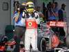 GP MALESIA, 24.03.2012- Qualifiche, Lewis Hamilton (GBR) McLaren Mercedes MP4-27 pole position 