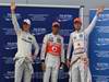 GP MALESIA, 24.03.2012- Qualifiche, Lewis Hamilton (GBR) McLaren Mercedes MP4-27 pole position, Jenson Button (GBR) McLaren Mercedes MP4-27 secondo e Michael Schumacher (GER) Mercedes AMG F1 W03 terzo 