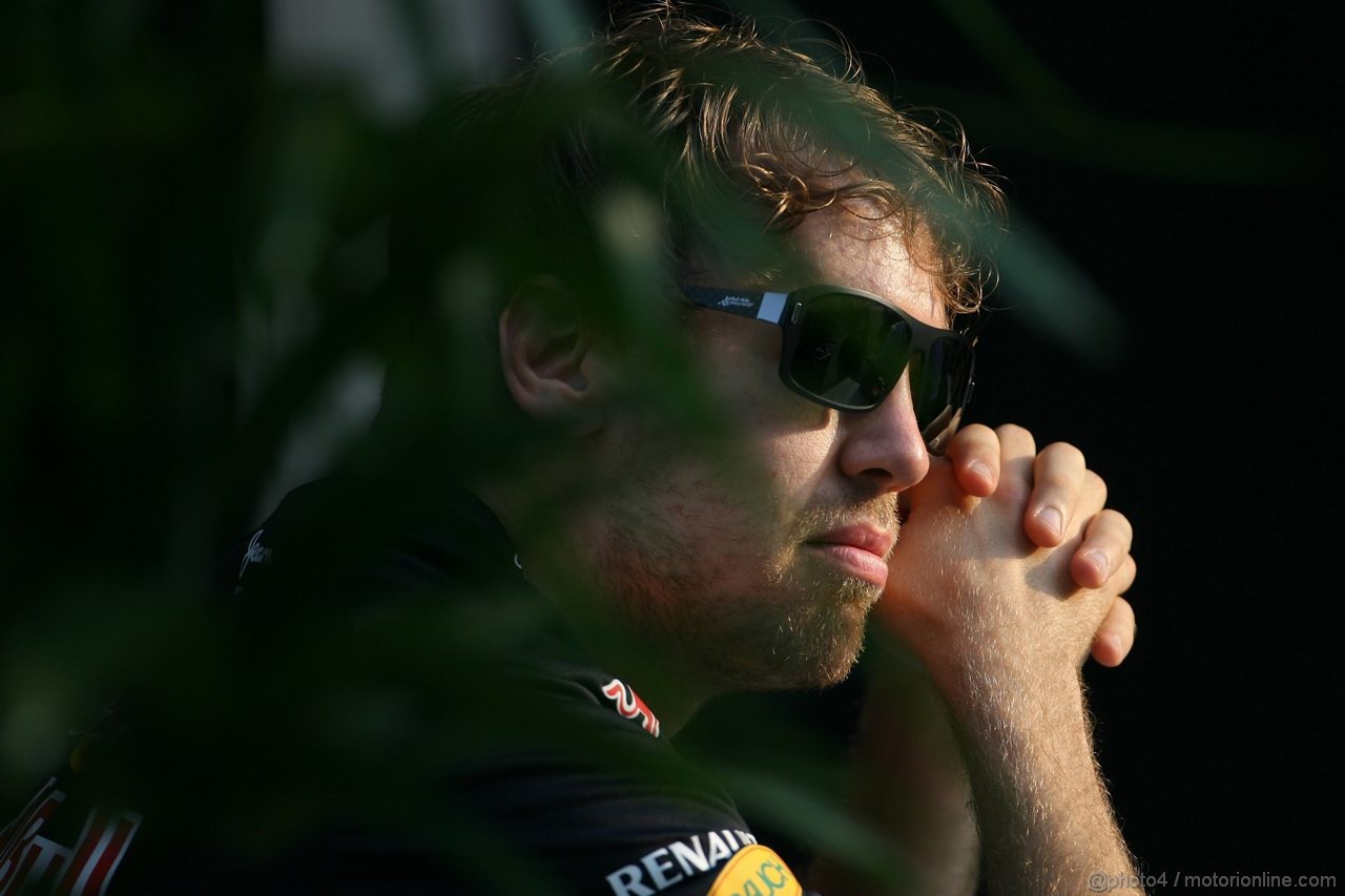 GP MALESIA, 23.03.2012- Sebastian Vettel (GER) Red Bull Racing RB8 