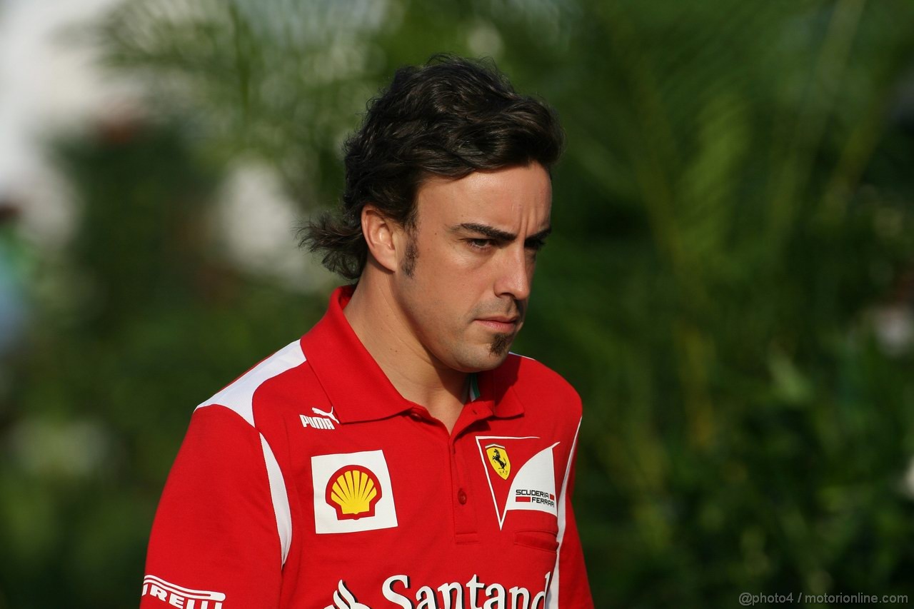 GP MALESIA, 23.03.2012- Fernando Alonso (ESP) Ferrari F2012 