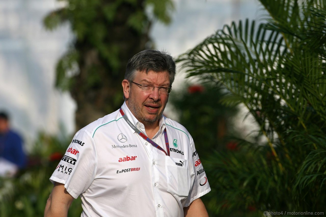 GP MALESIA, 23.03.2012- Ross Brawn (GBR), Team Principal, Mercedes GP 