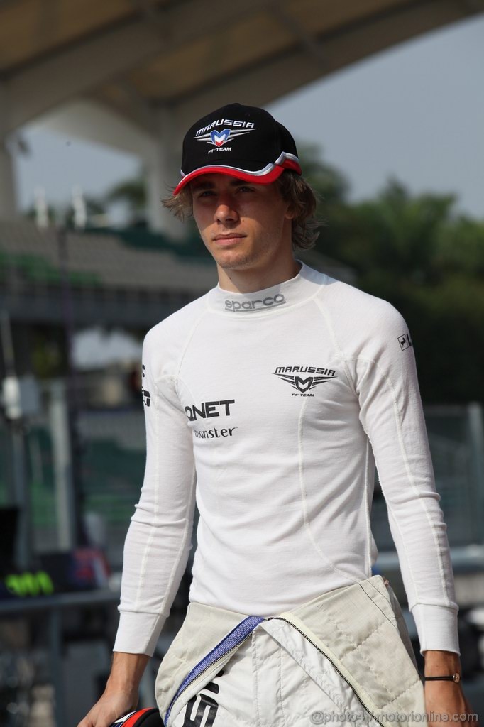 GP MALESIA, 23.03.2012- Prove Libere 1, Charles Pic (FRA) Marussia F1 Team MR01 