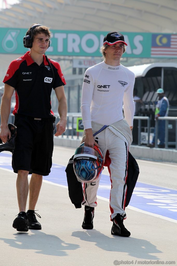 GP MALESIA, 23.03.2012- Prove Libere 1, Charles Pic (FRA) Marussia F1 Team MR01 