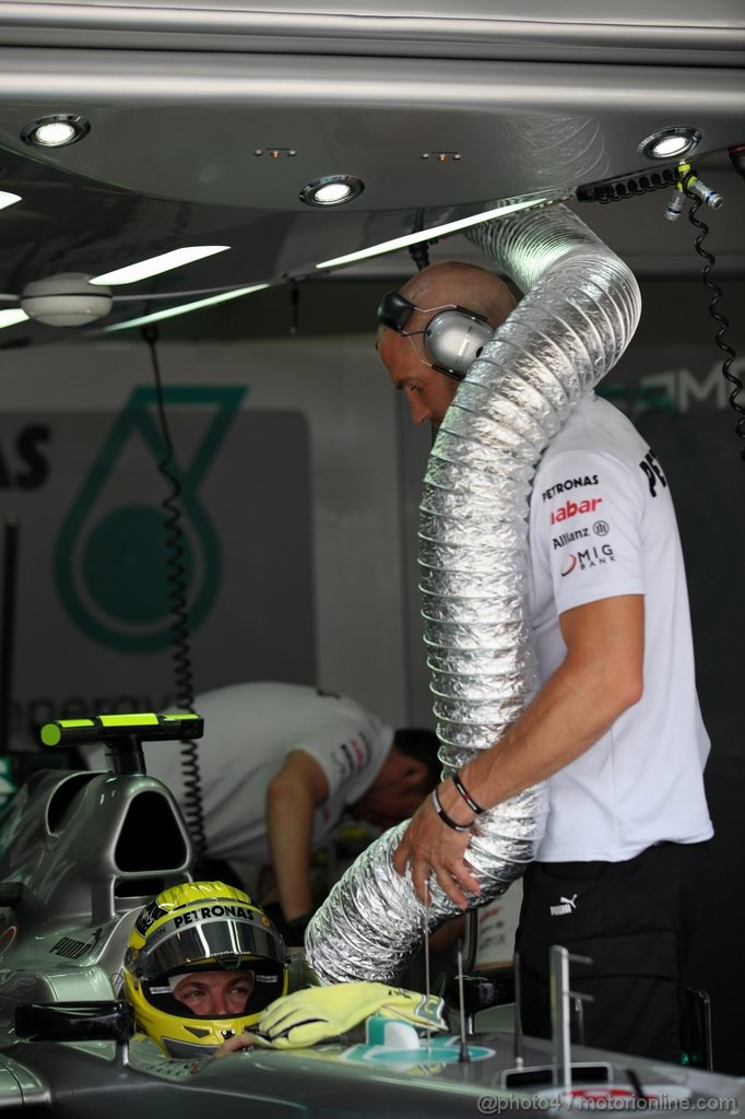 GP MALESIA, 23.03.2012- Prove Libere 1, Nico Rosberg (GER) Mercedes AMG F1 W03 