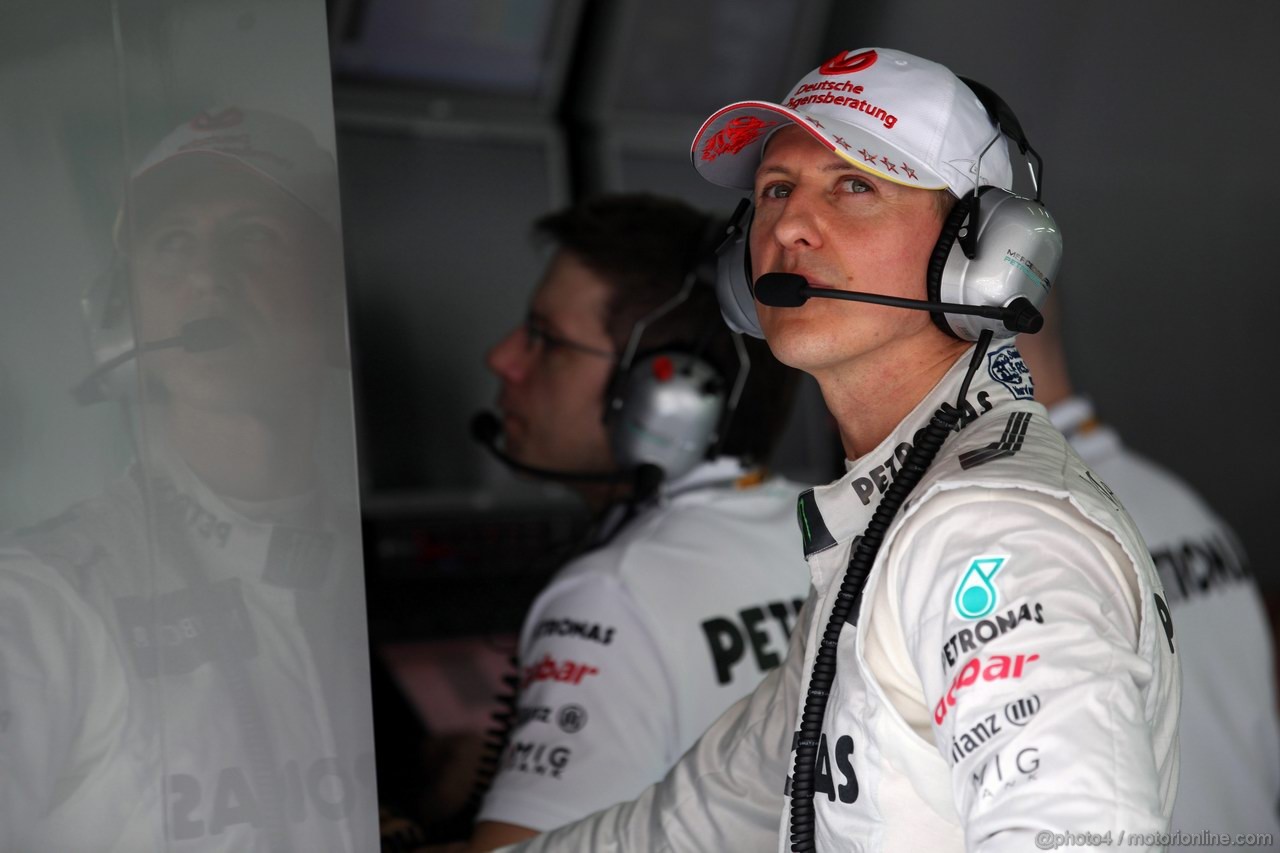 GP MALESIA, 23.03.2012- Prove Libere 1, Michael Schumacher (GER) Mercedes AMG F1 W03 