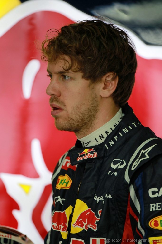 GP MALESIA, 23.03.2012- Prove Libere 1, Sebastian Vettel (GER) Red Bull Racing RB8 