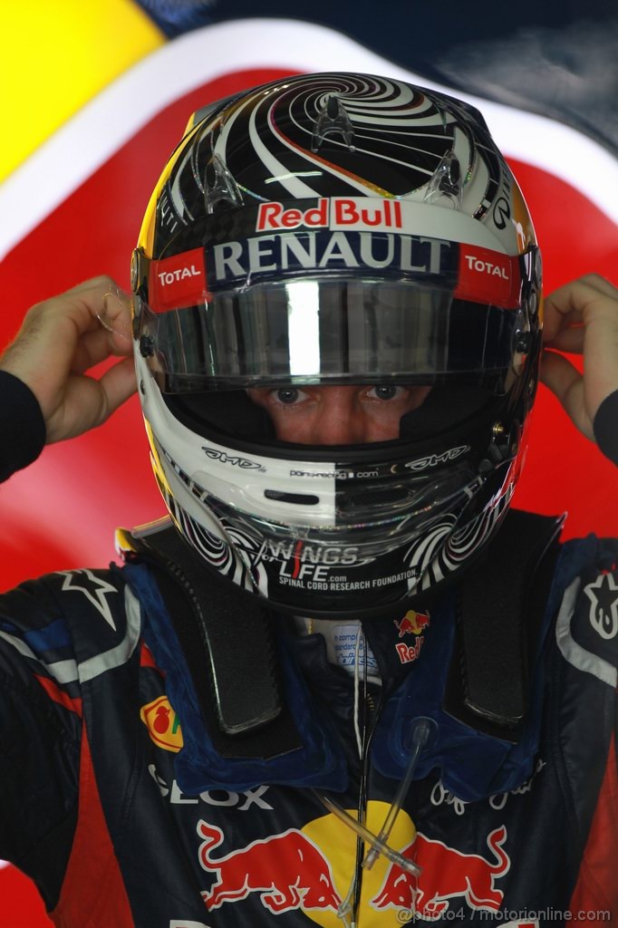 GP MALESIA, 23.03.2012- Prove Libere 1, Sebastian Vettel (GER) Red Bull Racing RB8 