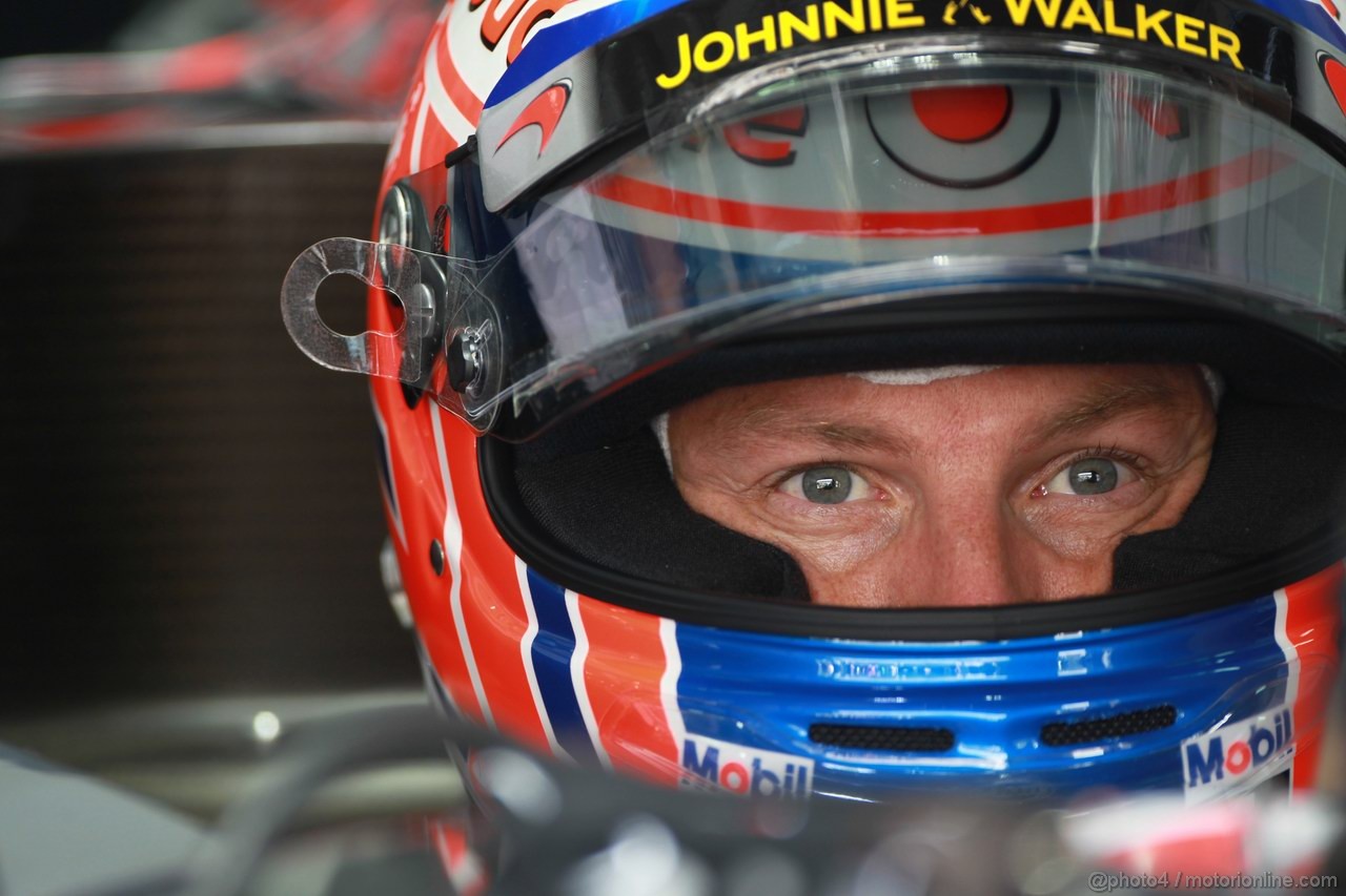 GP MALESIA, 23.03.2012- Prove Libere 1, Jenson Button (GBR) McLaren Mercedes MP4-27 